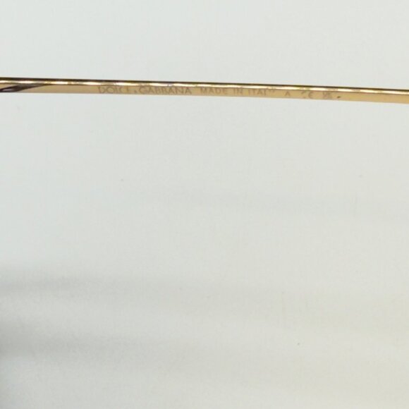 Dolce & Gabbana DG 2242 13348G Black Gold Metal Square Sunglasses Gray Gradient - Picture 10 of 12